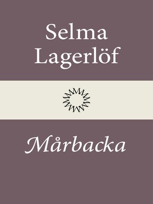 cover image of Mårbacka (Mårbacka I)